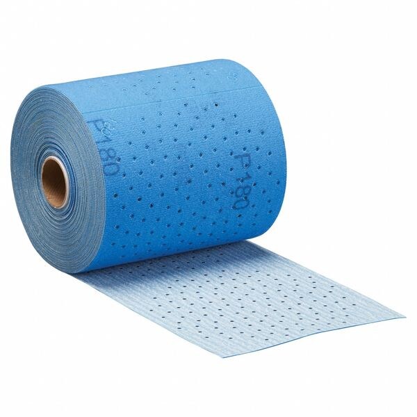 Papel abrasivo Norton, Azul, 39 pies de largo, 4 1/2" de ancho - 66261156067