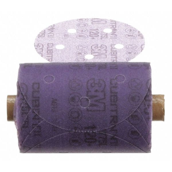 Rollo de discos de lija Cubitron de 3M, recubierto, 5" de diámetro, granulado 150 - 7100075204.