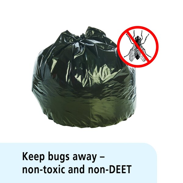 Stout By Envision 35 gal Trash Bags, Black, 80 PK - P3345K20