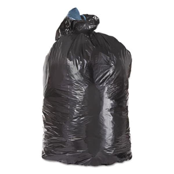 Trn 47 x 43 in. Low-Density Can Liners, 1.3 Mil, 56 gal - Black - ML4347H