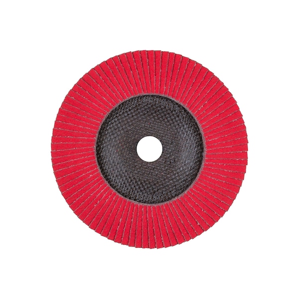 7" x 5/8-11 Thd. Discoh Pferd POLIFAN® - CO-COOL SG STEELOX, óxido cerámico, 40 granos, cónico - 62693