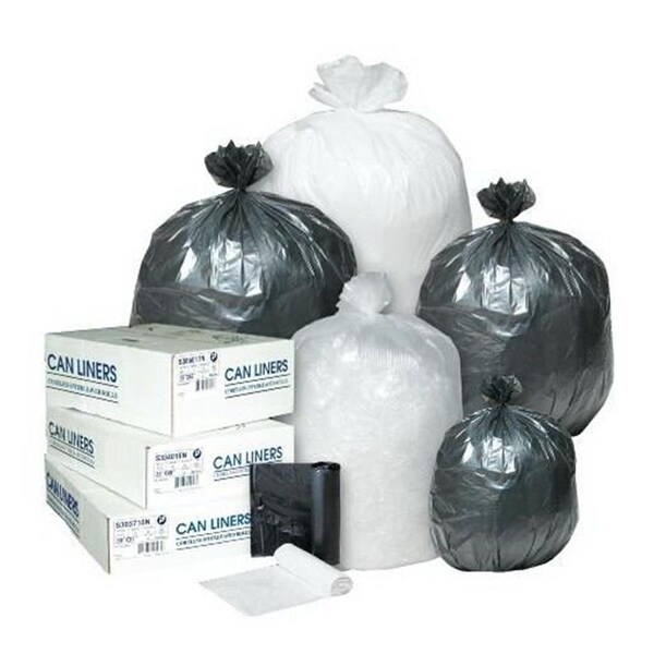 Inteplast Group High Density Commercial Can Liners 40x48 16 Mic - Natural - IBS S404816N