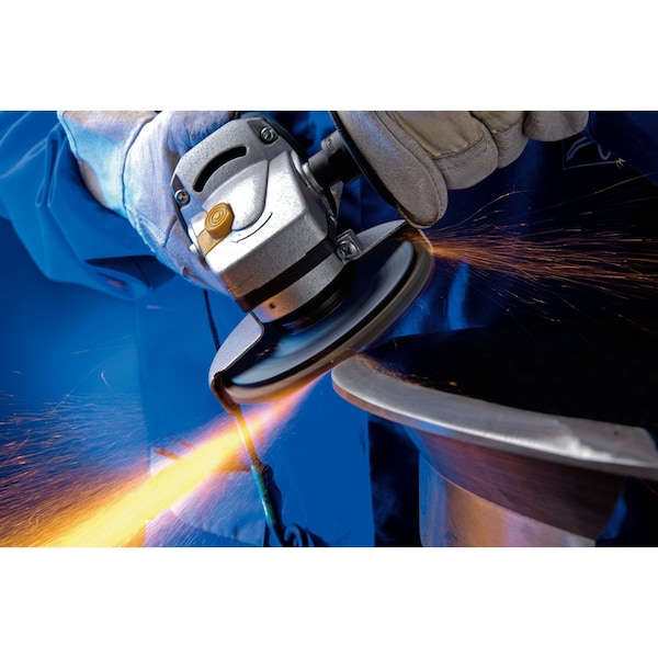 Disco de láminas POLIFAN® de 5" x 7/8" A.H. - A SG STEELOX, óxido de aluminio, 40 granos, cónico - 62213