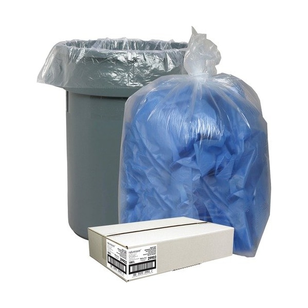 Nature Saver BAGS, RECYCLED TRASH 55GAL, 100PK - NAT29902