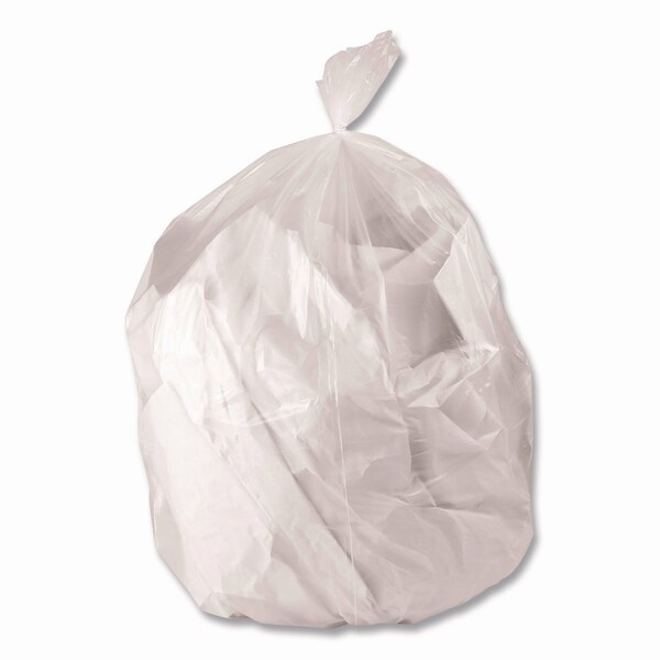 Heritage Linear Low-Density Can Liners, 33 gal, 0.65 mil, 33 x 39, Clear, Roll, 250PK - H6639HC R01