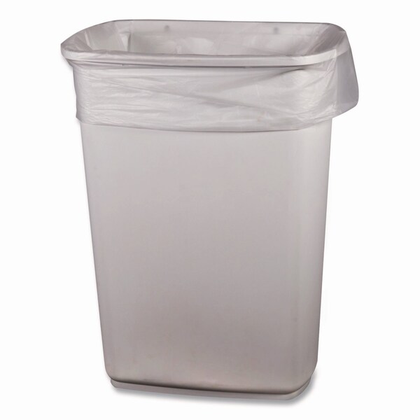 Heritage Linear Low-Density Can Liners, 33 gal, 0.65 mil, 33 x 39, Clear, Roll, 250PK - H6639HC R01