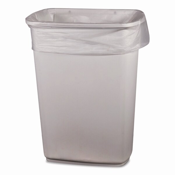 Heritage Linear Low-Density Can Liners, 33 gal, 1 mil, 33in x 39in, Clear, 150PK - H6639YC RAC