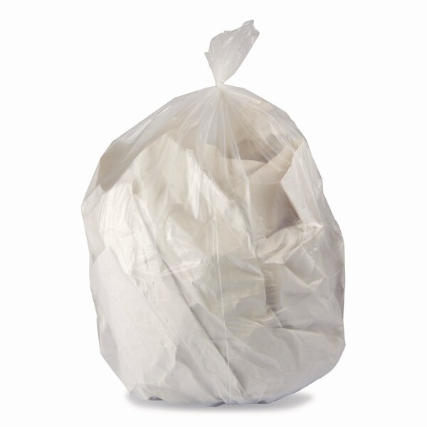 Heritage Linear Low-Density Can Liners, 33 gal, 1 mil, 33in x 39in, Clear, 150PK - H6639YC RAC