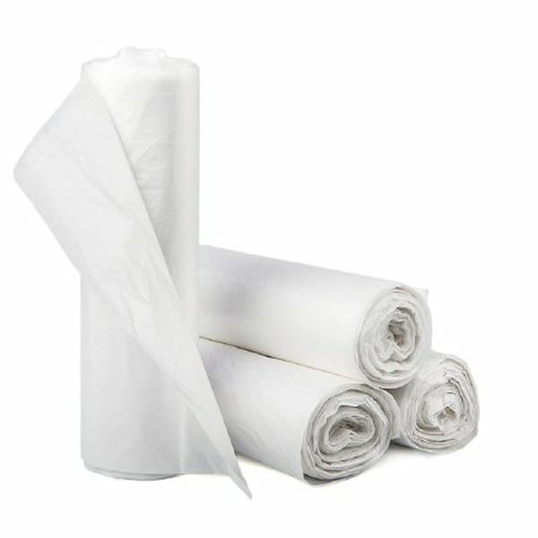 Dealmed 12 gal - 15 gal Trash Bags, 24 in x 29 in, .90 Mil, White - 781156