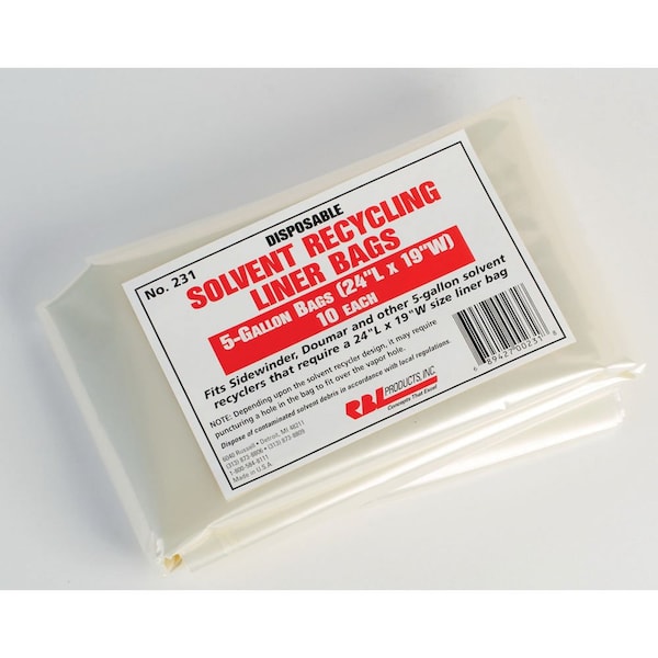 Rbl Products GAL. LINER BAGS, 10PK - 231