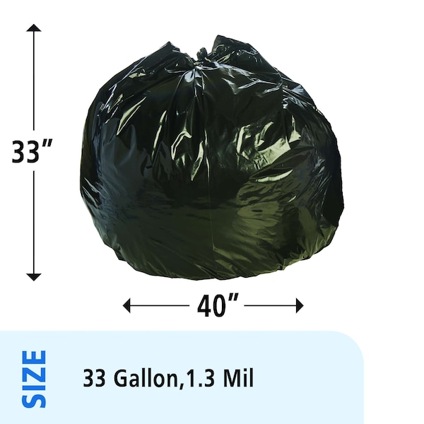 Stout By Envision 33 gal Trash Bags, Brown/Black, 180 PK - T3340K13R