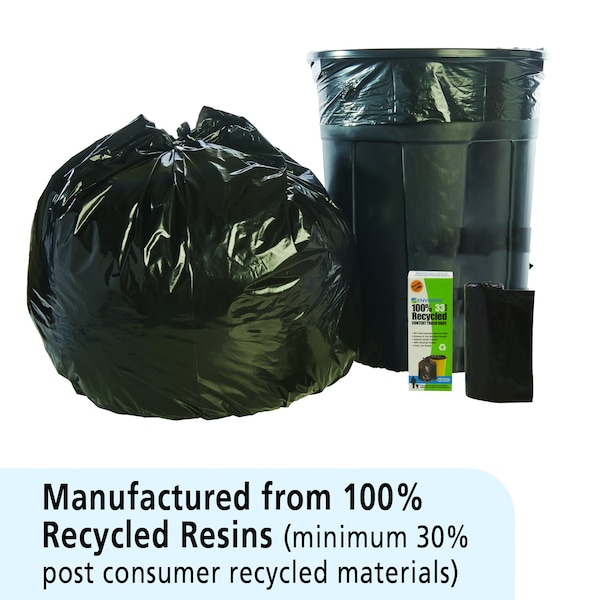 Stout By Envision 33 gal Trash Bags, Brown/Black, 180 PK - T3340K13R