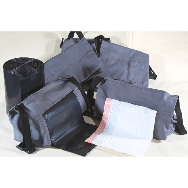 T-Bags 1pocket Grey TrashBag Dispenser, 5PK - 2002-5