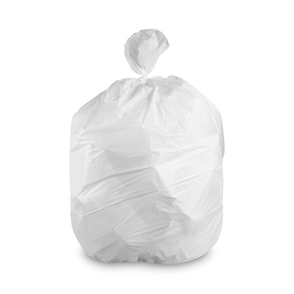 Heritage 30 gal - 35 gal Trash Bags, 33 in x 45 in, Standard-Duty, 1.4 mil, White, 200 PK - H32   W