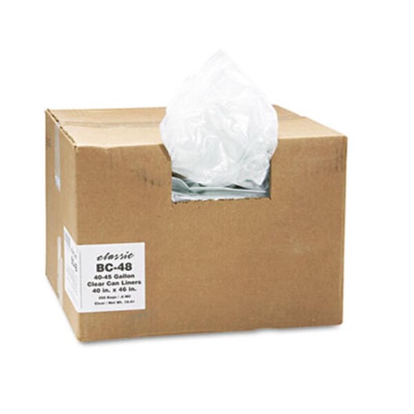 Vortex Clear Low-Density Can Liners - Clear - 40-45 gal - VO3324060