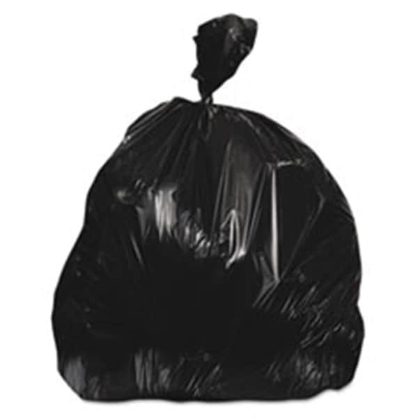 Unisan HER 60 gal 22 Mic High-Density Coreless Can Liners, Black - 38 x 60 in., 150PK - Z7660WKR01