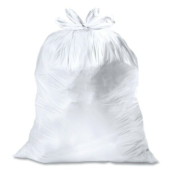 Glad 13 gal Trash Bags, 23.75 in x 28 in, Heavy-Duty, 0.66 mil, White, 200 PK - 15931