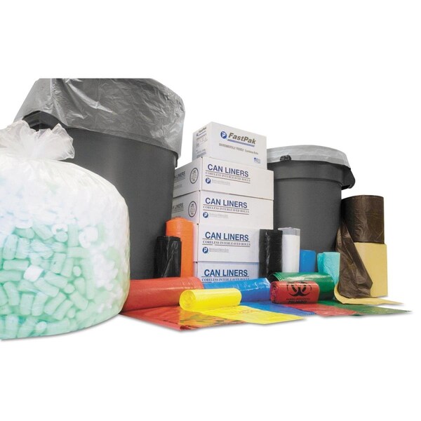 House 24 x 23 in. 7-10 gal - 1.3 mm Institutional Low-Density Can Liners - Red - HO3750353