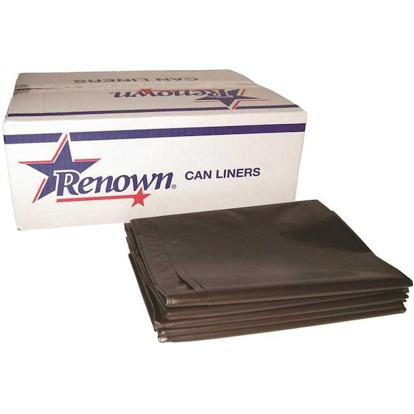 Renown 33 Gal. Natural 1.7 mil 33 in. x 40 in. Can Liner, 100PK - REN33303IB