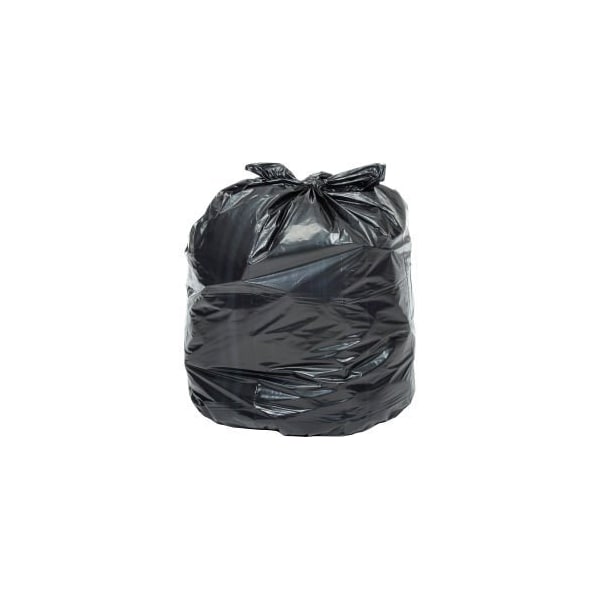 Napco Bag And Film GEC 153; Contractor Black Trash Bags - 42 Gal, 3.0 Mil, 50 Bags/Case - M32503