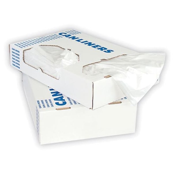 Her Her H6639HC Low-Density Can Liners; 33gal; .65mil; 30 x 39; Clear; 250/Carton - H6639HC