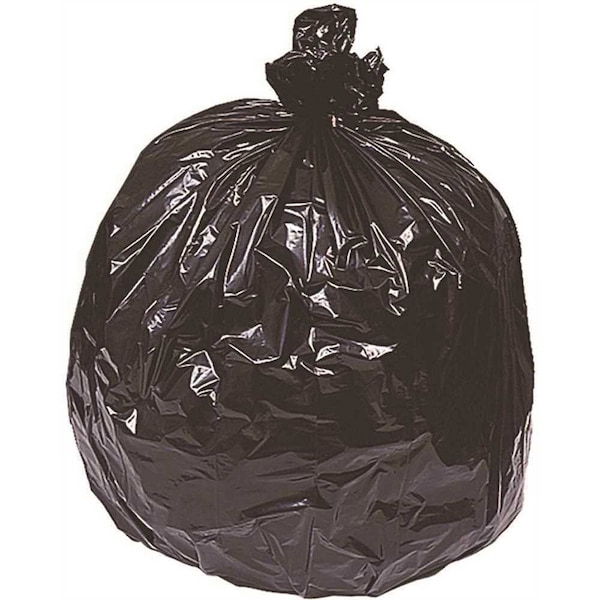 Renown 65 Gal. 2 mil 43 in. x 60 in. Black Can Liner, 50PK - REN36500