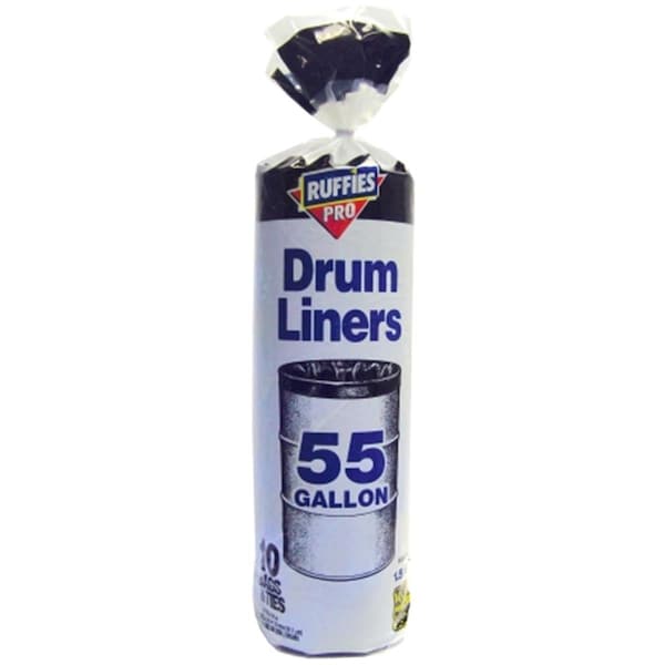 Protectionpro Contractor Clean-Up Bags - Black - 55 Gallon - PR3536849