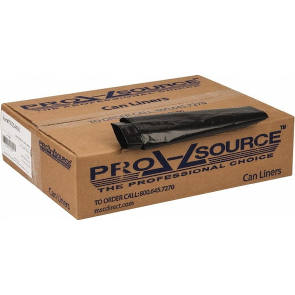Morror PROSOURCE 33 Gal 08 mil HouseholdOffice Trash Bag, 33 Wide x 39 High, Black, 250PK - MRO56554496