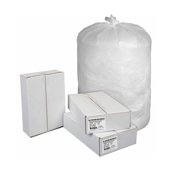 Genuine Joe Everyday Genuine Joe Can Liners, 40-45 Gal, 18 mic, 40inx46in, NL, 200PK - EJOHD404822