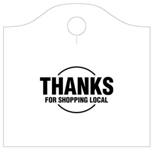 Homewardbound 22 in. Pull Plastic Bag, Thank You for Shopping Local, 500PK - HO3864738
