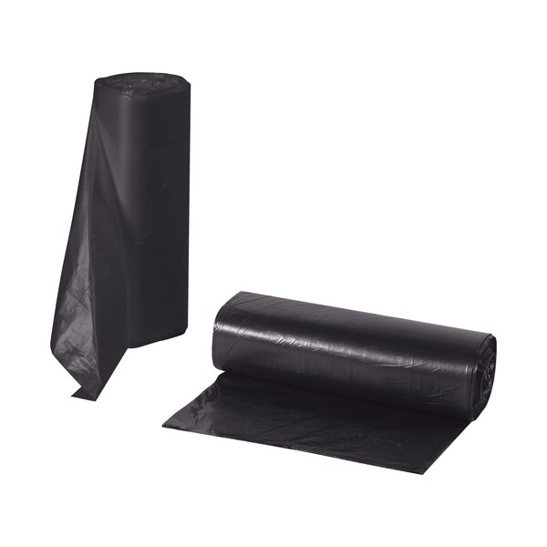 Partners Brand 56 gal Trash Bags, 48 in x 43 in, .67 Mil, Black, 200 PK - CL1010
