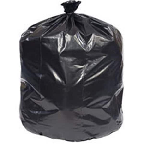 Her 24 x 24 in. High-Density Trash Cordless Can Liner - Black - Z4824LKR01