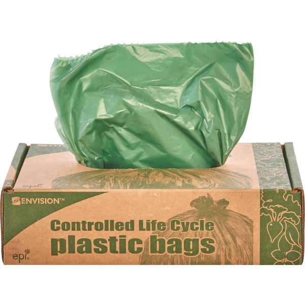 Stout 13 gal Trash Bags, 0.70 mil (18 Micron), White - STOG2430W70