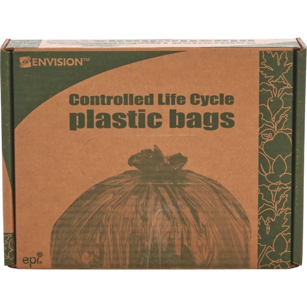Stout 13 gal Trash Bags, 0.70 mil (18 Micron), White - STOG2430W70