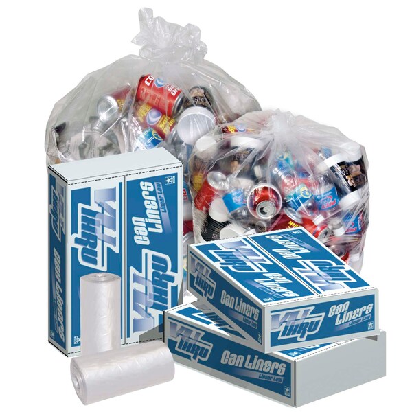 Pitt Plastics 33"x39" .65mm 33 gal. Heavy Performance Roll Can Liner, PK250 - P4020XC