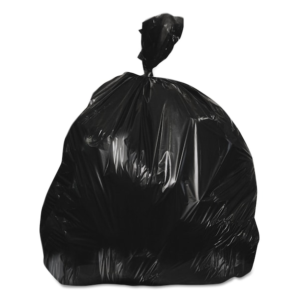 Heritage 30 gal Trash Bags, 30 in x 37 in, Heavy-Duty, 10 microns, Black, 500 PK - Z6037MK R02