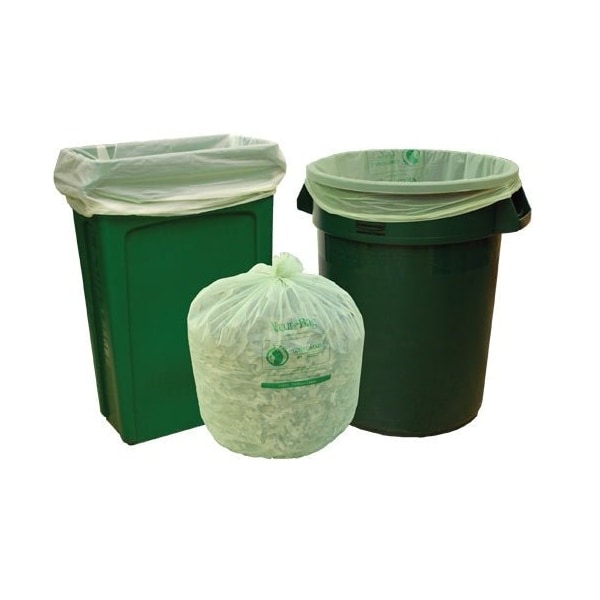 Natur-Tec - 33 Gallon Trash Liner 33 in.  x  40 in. 0.8mil, 200PK - NT1025-X-00014