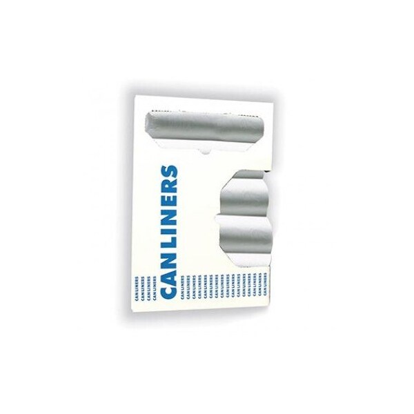 Heritage Bag 38X58 LLDPE Clear 0.70 Mil Flat Pack Can Liners 60 Gallon, 200PK - H7658HC