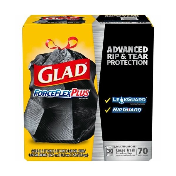 Clorox BAG, TRSH, OUTDOOR, 30GAL, 70CT, 2PK - CLO70358PL