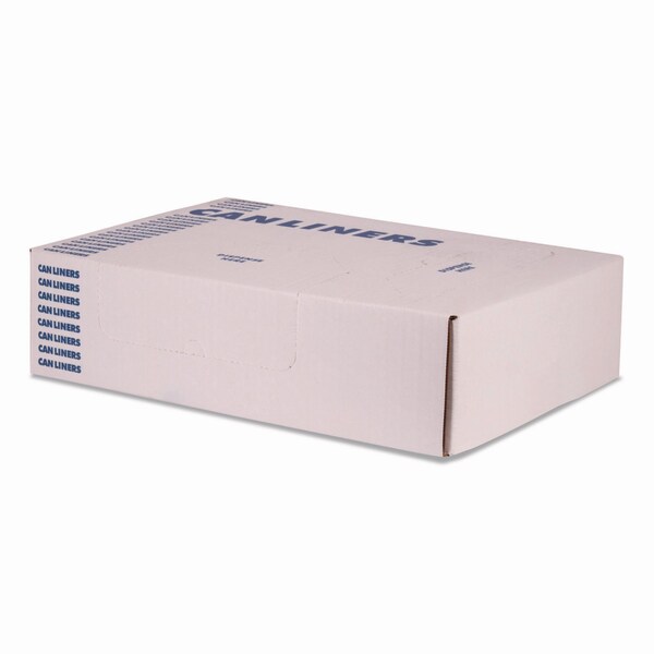 Heritage Linear Low Density Can Liners, 56 gal, 1.5 mil, 46ft x 50in, Black, 100PK - H9250AK