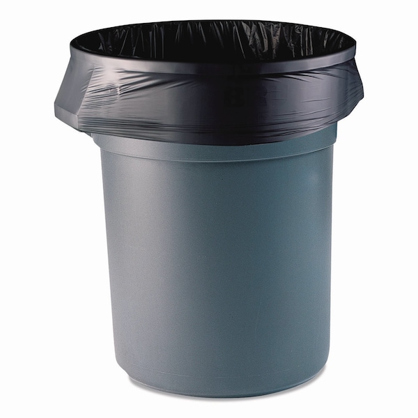 Heritage Linear Low Density Can Liners, 56 gal, 1.5 mil, 46ft x 50in, Black, 100PK - H9250AK