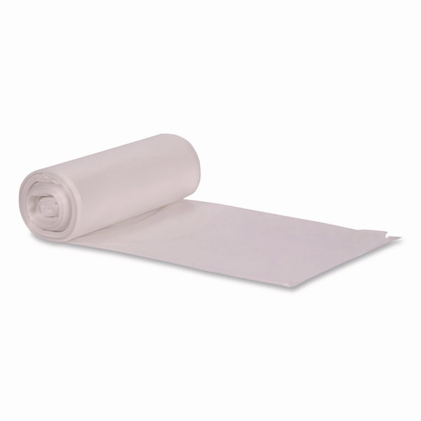 Heritage Eco Blend Max Can Liners, 23 gal, 0.8 mil, 28 in. x 45 in., Clear, 25 Bags/Roll, 10 Rolls/Carton, 250PK - L5645TC ER1