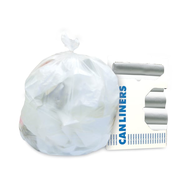 Heritage 16 gal Trash Can Liners, 12 microns, Natural - Z4833MN R02