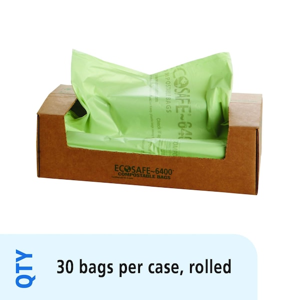 Stout By Envision 64 gal Trash Bags, Green, 48 PK - E4860E85