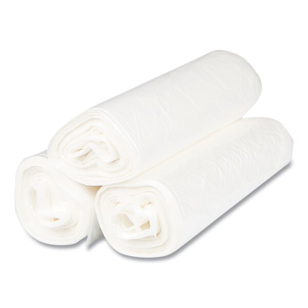 Inteplast Group 33 gal Trash Bags, 33 in x 40 in, Heavy-Duty, 17 microns, Clear, 250 PK - S334017N