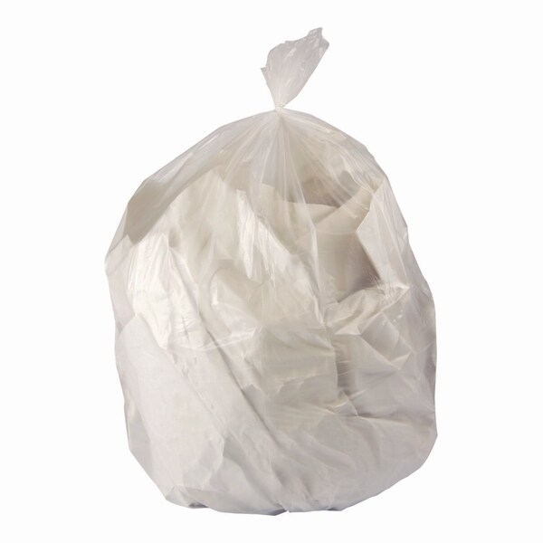 Heritage Linear Low-Density Can Liners, 16 gal, 0.7 mil, 24in x 32in, Clear, Interleaved Roll, 500PK - H4832HC R01