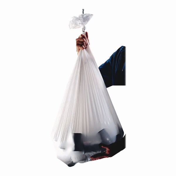Heritage Linear Low-Density Can Liners, 16 gal, 0.7 mil, 24in x 32in, Clear, Interleaved Roll, 500PK - H4832HC R01