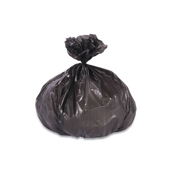 Coastwide LINEAR LOW-DENSITY CAN LINERS, 10 GAL, 0.35 MIL, 24in X 23in, BLACK, 500PK - 364786