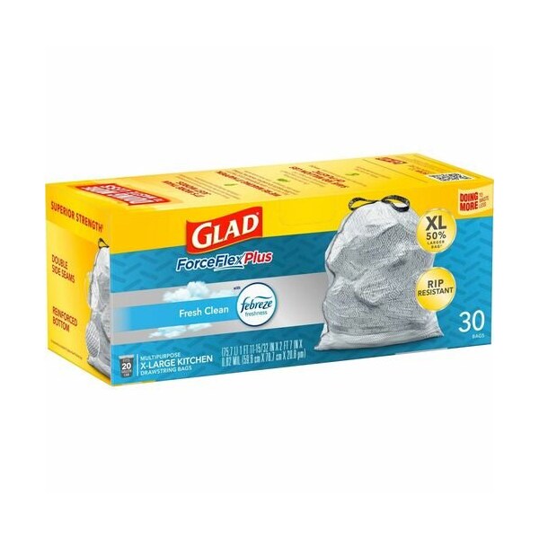 Clorox BAGS, TRSH, KITCHENPRO, 20GAL, 30PK - CLO78913BD