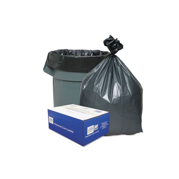 Platinum CAN LINERS, 33 GAL, 1.35 MIL, 33in X 40in, GRAY, 100PK - PLA4070